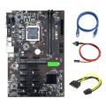 Motherboard with Sata 15pin to 6pin Cable+rj45 Cable+switch Cable