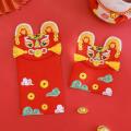 Chinese Embroidered Tiger Lucky Red Envelope Creative Hongbao B