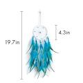 Blue Dream Catchers,handmade Feather for Kids Bedroom,car Interior