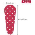 6 Pieces Embroidery Scissors Polka Dot Scissors Protective Cover