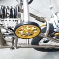 Folding Bike Easy Wheel for Brompton Aluminum Alloy Easywheel,red