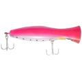 1pcs Popper Fishing Hooks 12cm Lure Plastic Fishing Tackles Pink