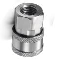 1 Sets Npt 1/4 Inch Pressure Washer Coupler Connect Plug Male Female