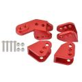 Rc Link Mount Set for Axle Redcat Gen8 Rer11337 1/10 Rc Car Red