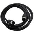 8 Pin Din Male to Male Audio Cable Adapter for Surveillance 5m