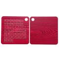 Calendar Wooden Calendar Office Play A Different Puzzle Games,red