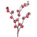 10pcs Artificial Red Berries Decorative Branches Length 20cm
