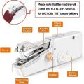 Handheld Sewing Machine Mini Electric Hand-held Cordless Portable