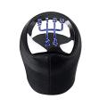 5 Speed Leather Manual Car Gear Shift Knob Shifter Lever