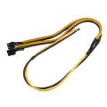 Graphic Card Power Supply Cable 6p+2p 10awg+16awg Cables for Mining