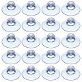 100pcs Transparent Suction Cups, for Outdoor, Kitchen,window 20mm