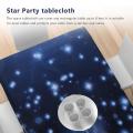 3pcs Space Starry Night Decorations Galaxy Table Cover for Home