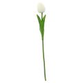 10 Pcs White Tulip Flower Latex Real Touch for Wedding Bouquet Kc456