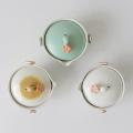 1 Teapot 2 Cups for Female Ceramic Kung Fu Blossom Home Teaware A