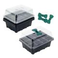 6-pack 12 Cells Seed Trays , Adjustable with Dome and Base Grow Trays