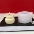 3d Solid Mug Candle Silicone Mould, Diy Aromatherapy Craft (55x89mm)