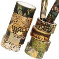 12rolls Gold Foil Wild Animals Print Tapes for Diy Crafts,wrapping