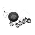 2x Changing Solar Powered Lanterns Wind Chime Wind Mobile Led Light