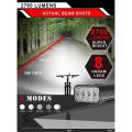Bike Lights for Night Riding, Usb Rechargeable 8 Led Bicycle Light