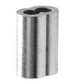 1/8inch 100pcs Aluminum Crimping Loop Sleeve for Wire Rope, Cable