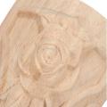 4pcs 20 X 5cm Rubber Wood Carved Long Onlay Applique