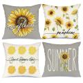 Summer Pillow Covers 18x18 Set Of 4 Summer Decorations