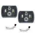 300w 5x7 7x6 Inch Led Headlights with High Low Beam for Jeep Cherokee