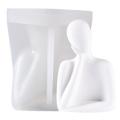 3d Three-dimensional Body Candle Silicone Mold,(cheek Father)