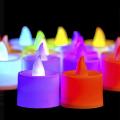 Led Colorful Gradient Electronic Candle Light Party Candle Light