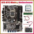 B75 Btc Mining Motherboard+g630 Cpu+ddr3 4gb 1600mhz Ram+128g Ssd