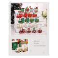 Wooden Train Ornament for Home Santa Claus Gift New Year Decor,a