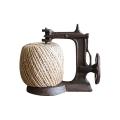 Antique Iron Rope Winder Ornaments Japanese Groceries Spool -c