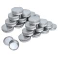 Pack Of 40 Screw Top Round Aluminum Tins Cans