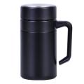 500ml Thermal Mug Stainless Steel Vacuum Flasks with Handle Gold