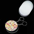 Acrylic Keychain Blanks with Key Rings Tassel Jump Rings Plush Balls