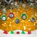 9 Pieces Sublimation Christmas Ball Ornaments Shatterproof
