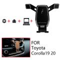 Car Mount Phone Holder for Toyota Corolla Altis Accessories 2019 2020