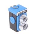 Cute Mini Double Twin Lens Reflex Tlr Camera Style Led Flash Light Torch Shutter Sound Keychain
