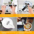 Usb Milk Frother Electric Blender Mixer 3-speeds for Coffee White