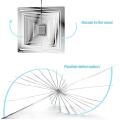 Stainless Steel 3d Metal Rotating Wind Chime Pendant Yard Home Decor