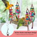 Bird Foraging Wall Toy,with Colorful Chewing Toys,for Lovebirds,finch