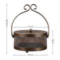 Mosquito Coil Holder, Fireproof Sandalwood Coil Burner with Lid,1 Pcs