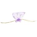 200pcs Butterfly Drawstring Organza Jewellery Candy Bags Purple