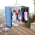 Sock Drying Racks Laundry Drip Hanger Rectangle with 30pcs Pegs