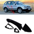 Car Glass Black Front/rear Right Side Outside Outer Door Handle