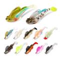 12 Pcs Fishing Jig Lure Weedless with Hook for Freshwater Saltwater