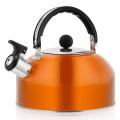 Home Whistling Kettle for Gas Stove 3l Stainless Steel Bottle(orange)