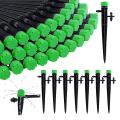60 Pieces 360 Degree Adjustable Irrigation Drippers for 4/7 Mm Tube
