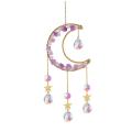 Crystal Pendant Hanging Windchimes Pendant for Outdoor Garden -a