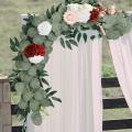 2pcs Artificial Wedding Arch Flower Background Arrangement
